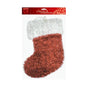Tinsel xmas Stocking Decoration
