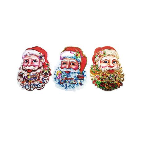 PP 3D Santa Window Sticker 34*44cm H