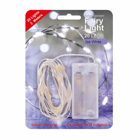 2m 20 LEDs Fairy Light - Ice White