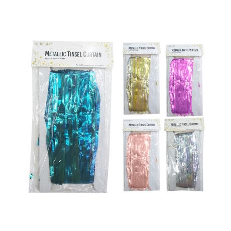 Metallic Tinsel Curtain 100X200cm