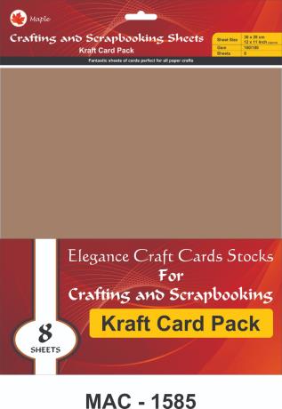 5Craft and Scrapbooking Card Stocks Kraft