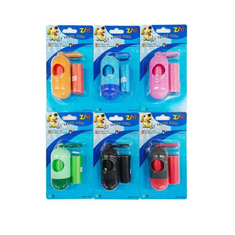 Dog Waste Bag Holder with 2 Rolls