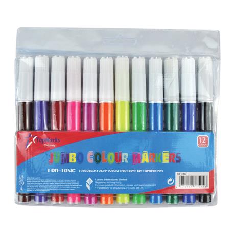 Jumbo Colours Marker 12pk
