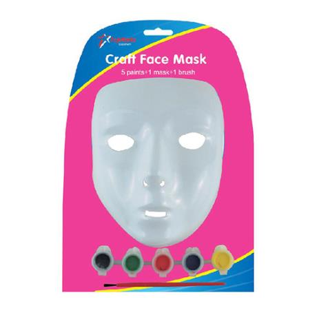 Craft Face Mask with 5 Paints