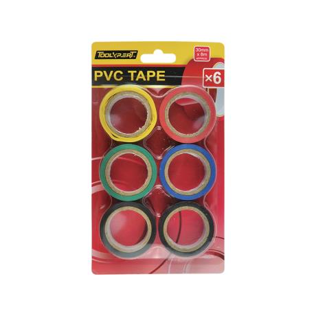 Pvc Tape 30mm X 8m 6pk