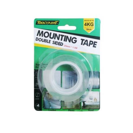 Clear Mounting Tape 25mm x 1.5m