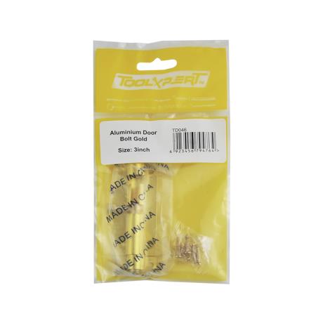 Aluminium Door Bolt Gold 3inch